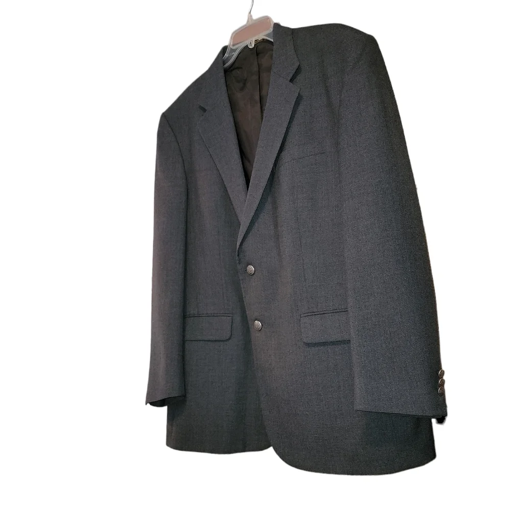 Stafford men's blazer size 46L wool blend